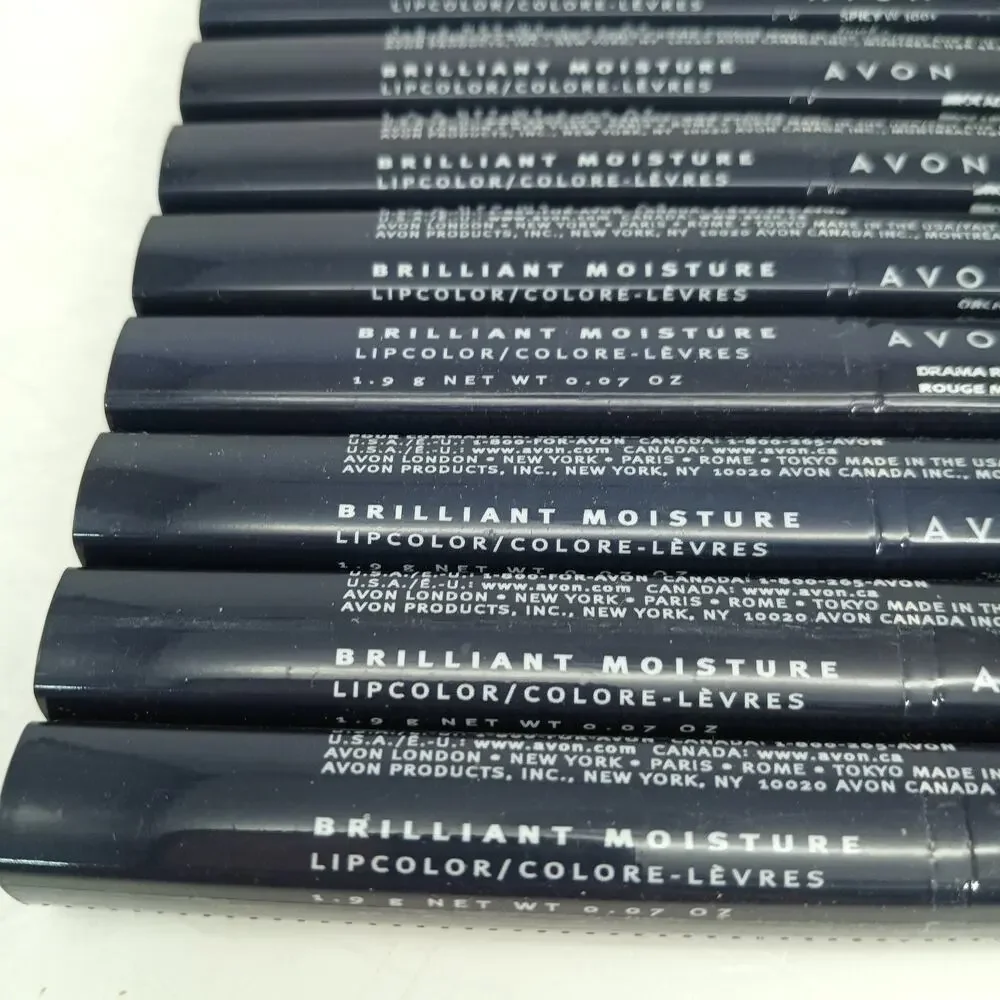 10X Random Avon Brilliant Moisture Lip Color VTG Discontinued NOS SEALED Lot 2